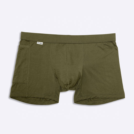 The Utility Boxer Brief Military Green
